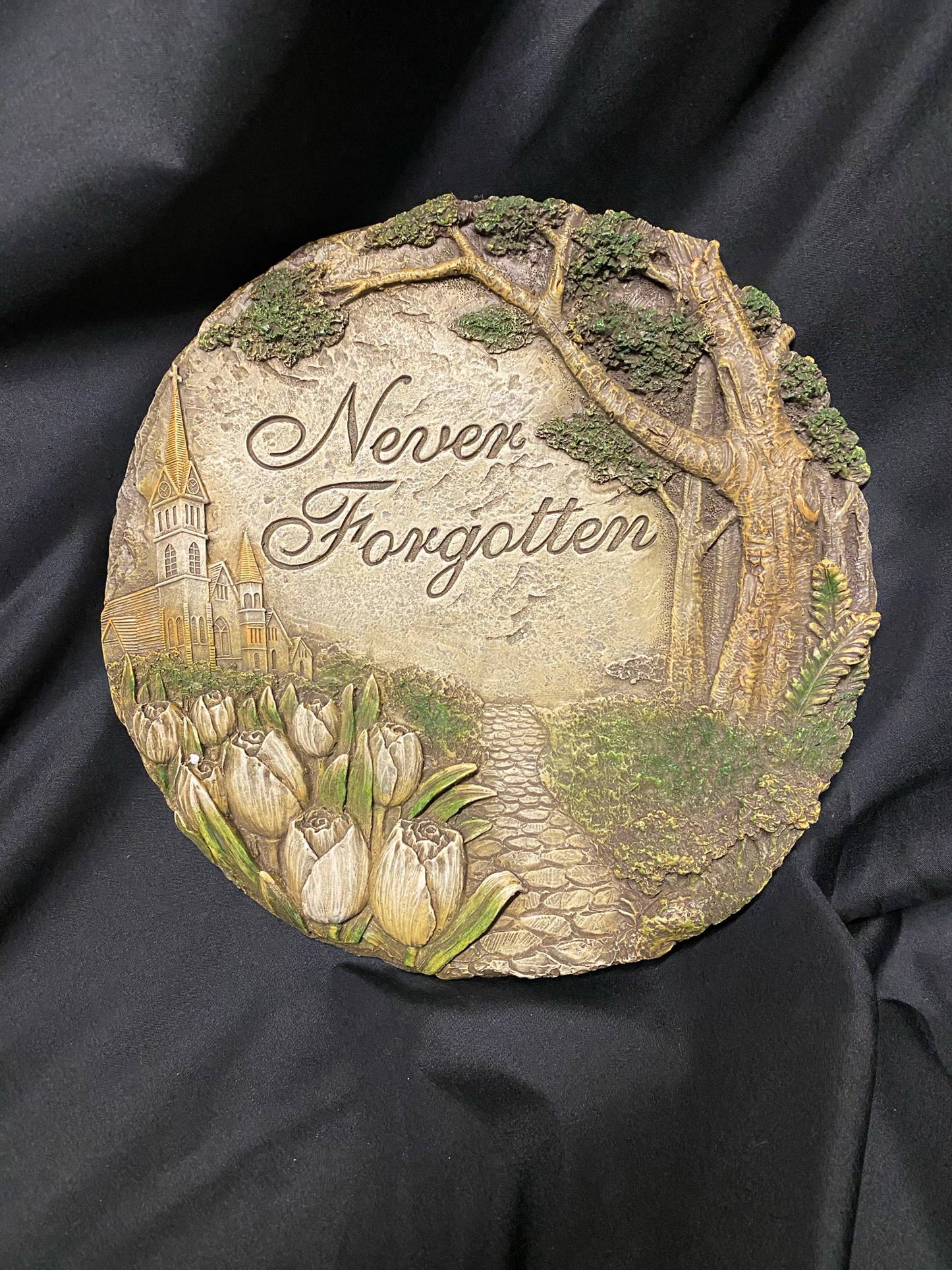 "Never Forgotten" Garden Plaque