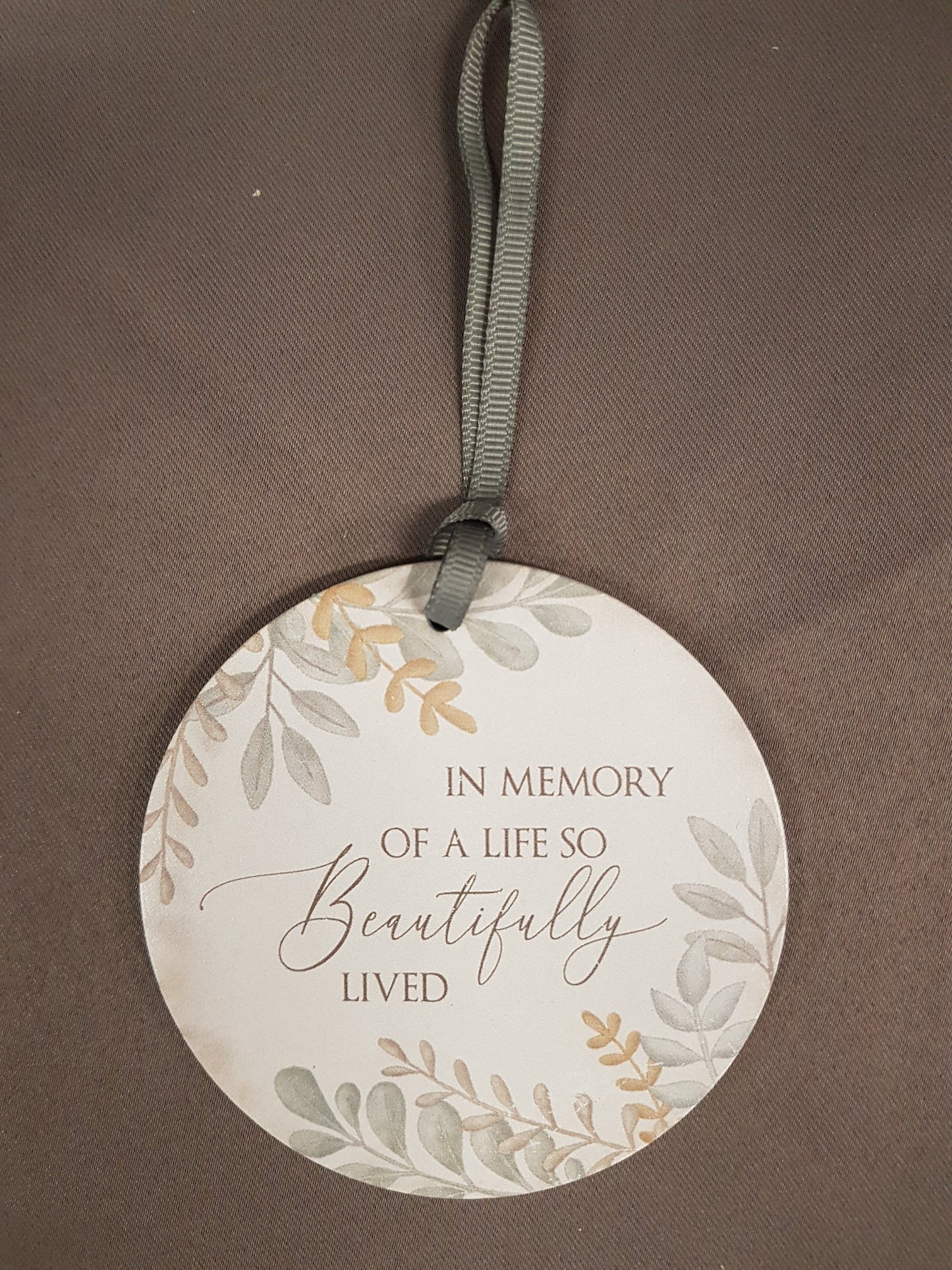 "In Memory" Memorial Ornament