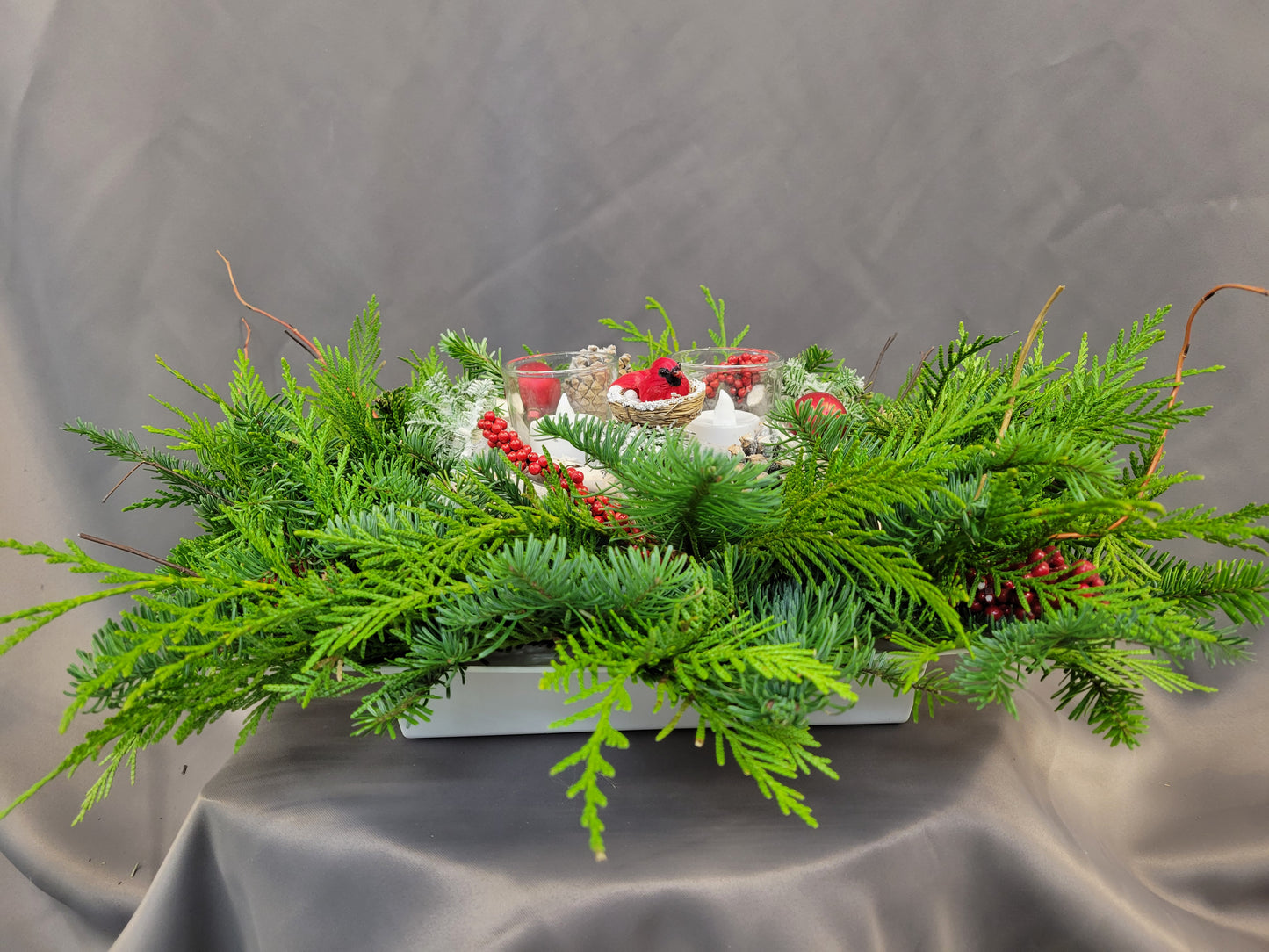 Charming Rustic Christmas Centerpiece