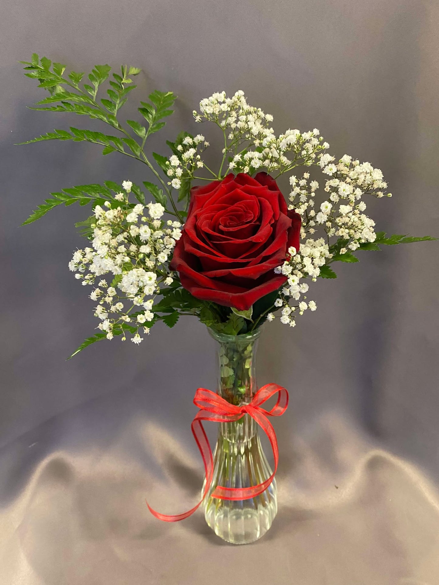 Crimson Elegance Vase