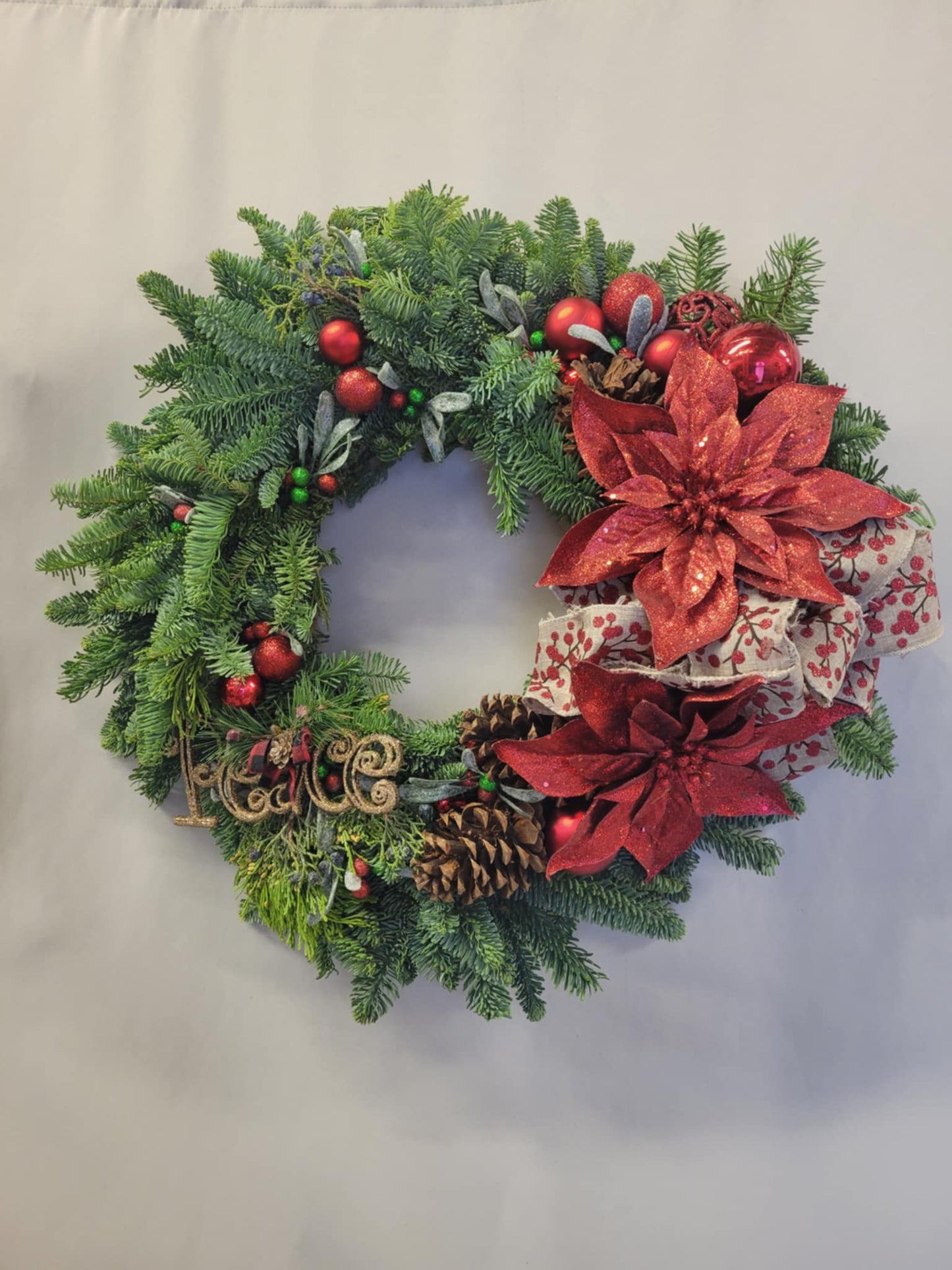 Joyful Evergreen Embrace Wreath