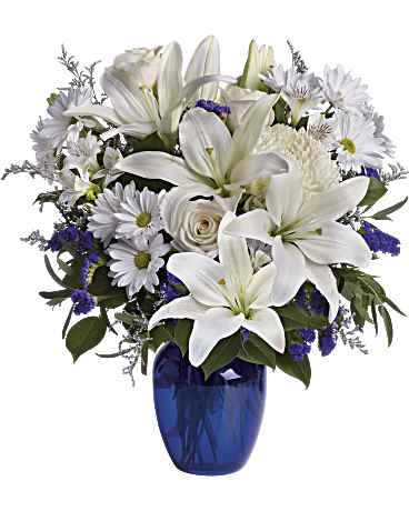 Beautiful in Blue Deluxe Teleflora