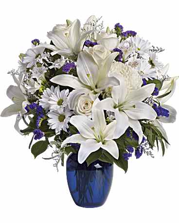 Beautiful in Blue Premium Teleflora