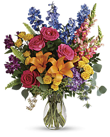 Colors Of The Rainbow Bouquet Teleflora