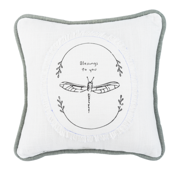 Memorial Pillow Dragonfly