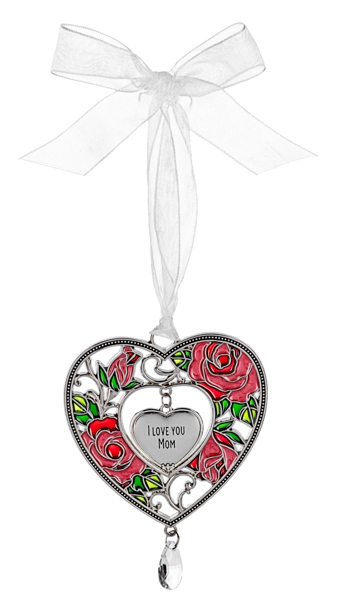 "I Love You Mom" Ornament