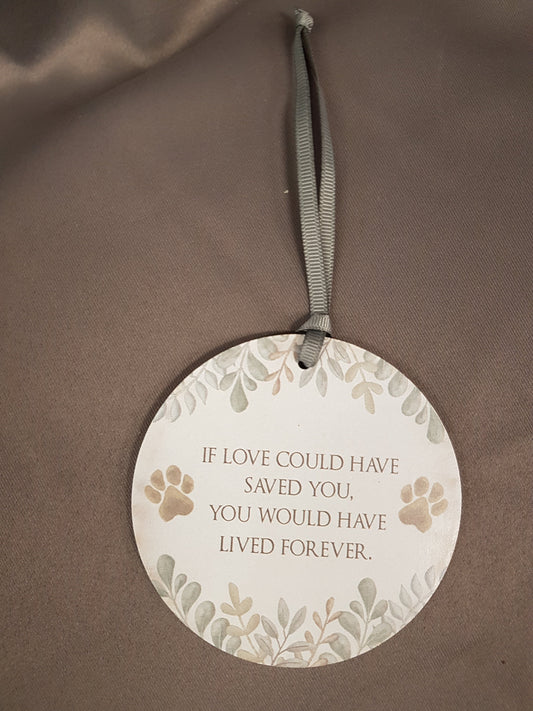 Memorial Pet Ornament