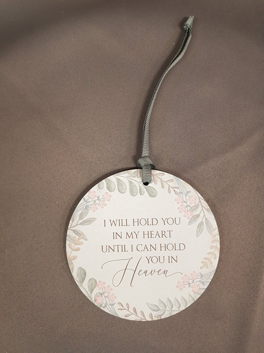 "In My Heart" Memorial Ornament