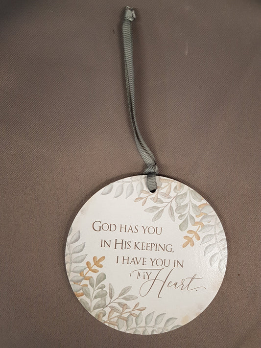 "Gods Keeping" Memorial Ornament