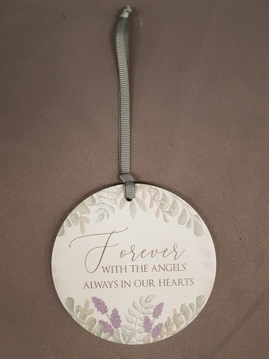 "With The Angels" Memorial Ornament